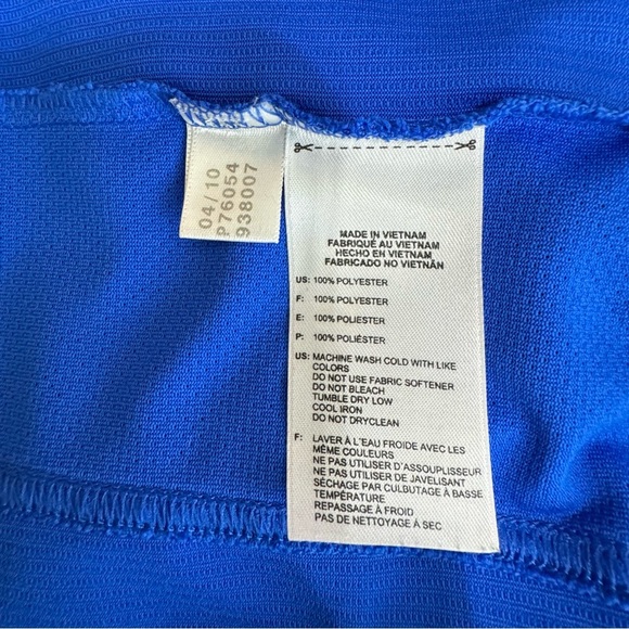 Adidas Men’s Royal Blue Performance Wear Clima Cool Golf Polo Shirt - Picture 6 of 6